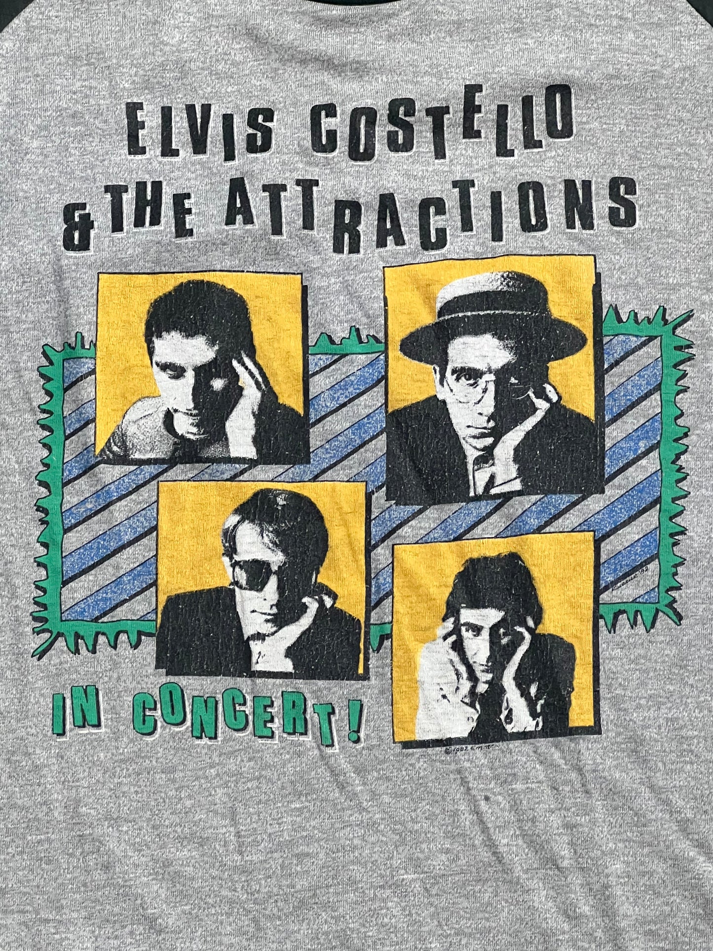 Elvis Costello and the Attractions raglan